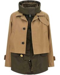 Sacai - Double Layer Jacket - Lyst