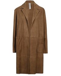 FURLING BY GIANI - Suede Midi Coat - Lyst