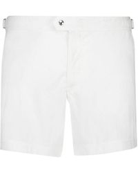 Tom Ford - Chalk Nylon Swimsuit With Side Straps - Lyst
