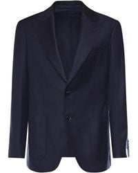 Luigi Bianchi - Single-Breasted Wool Jacket - Lyst