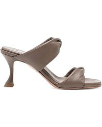 Aquazzura - Twist Nappa Sandal 75 - Lyst