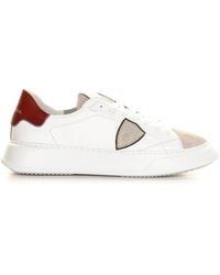 Philippe Model - Temple Veau Leather Sneakers - Lyst