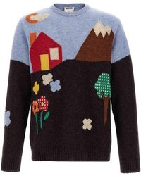 Moschino - Shetland Wool Sweater - Lyst