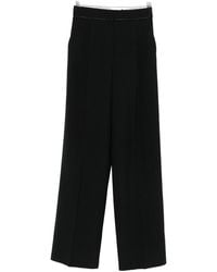 forte_forte - Wool Blend Trousers - Lyst