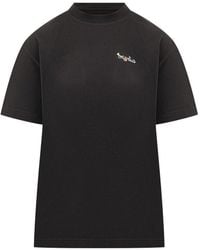 Off-White c/o Virgil Abloh - Arrow Glass Flower Cotton T-Shirt - Lyst