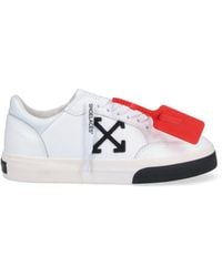 Off-White c/o Virgil Abloh - 'New Low Vulcanized Leather' Sneakers - Lyst