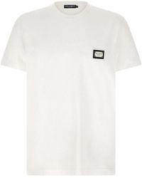 Dolce & Gabbana - Logo Plate T-Shirt - Lyst