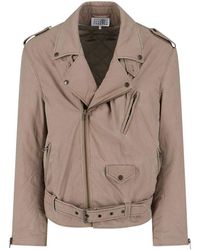 MM6 by Maison Margiela - Giacca Biker - Lyst