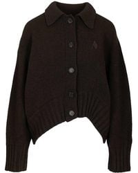 The Attico - Cashmere And Wool Cardigan - Lyst