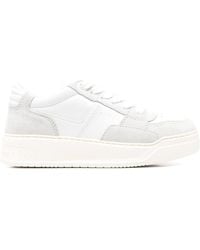 Hogan - Chamallow Nappa And Suede Sneakers - Lyst