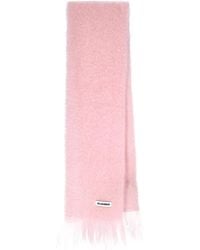 Jil Sander - Mohair Blend Scarf - Lyst