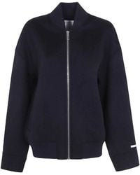 Sportmax - Spx Ondata Double Wool Bomber Jacket - Lyst