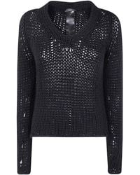 SAPIO - V Neck Sweater - Lyst