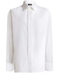 Etro - Loose Fit Shirt With Back Print - Lyst
