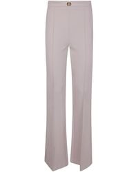 Elisabetta Franchi - Wide Leg Classic Trousers - Lyst