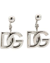 Dolce & Gabbana - Tone Brass Earrings - Lyst
