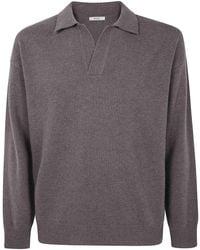 Nuur - Long Sleeves Comfort Fit Skipper Polo Shirt - Lyst