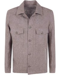 Barba Napoli - Park Linen Shirt - Lyst