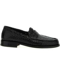Marni - Braided Leather Loafers - Lyst