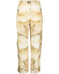 Fay - Nature-Print Straight Trousers - Lyst