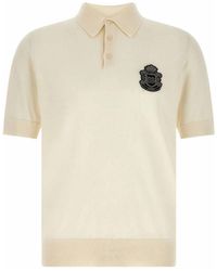 Dolce & Gabbana - Patch Polo Shirt - Lyst