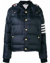 Thom Browne - 4-Bar Matte Nylon Bomber - Lyst