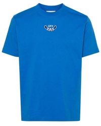 Off-White c/o Virgil Abloh - Off- Logo Cotton T-Shirt - Lyst