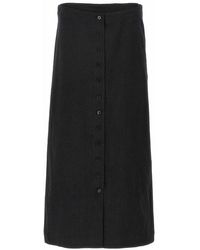 Loulou Studio - Atri Skirt Buttons Pockets - Lyst