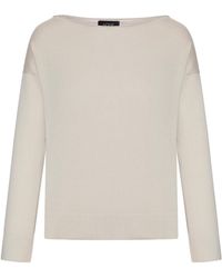 Nome - Cotton Sweater With Boat Neck - Lyst