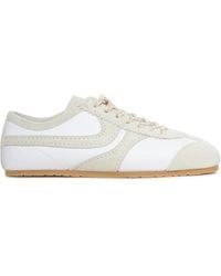 Dries Van Noten - Two-Tone Leather And Suede Sneakers - Lyst
