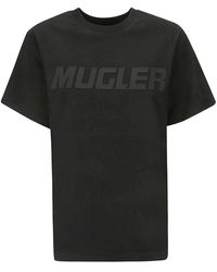 Mugler - T-shirt With Logo - Lyst