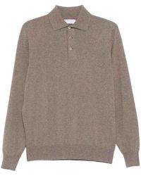 Brunello Cucinelli - Cashmere Polo-Style Sweater - Lyst