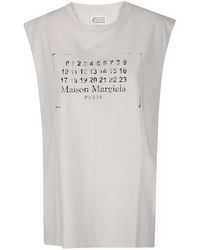 Maison Margiela - Distressed Cotton Tank Top - Lyst