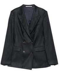 Tagliatore - Double-Breasted Parigi Blazer - Lyst