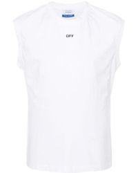 Off-White c/o Virgil Abloh - Soft Sleeveless T-shirt - Lyst