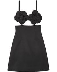 Marc Jacobs - Satin Daisy Applique Dress - Lyst