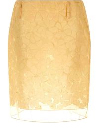 Marni - Straight Skirt With Floral Pattern - Lyst