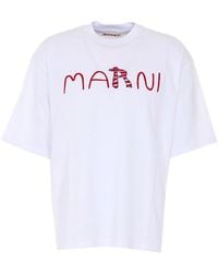 Marni - Animal Alphabet T-Shirt - Lyst