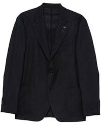 Lardini - Blazer With Patch Pockets - Lyst