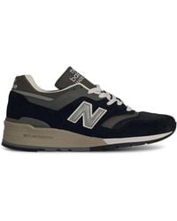 New Balance - 997 Suede Blend Sneakers - Lyst