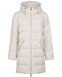Eleventy - Down Jacket With Hood - Lyst