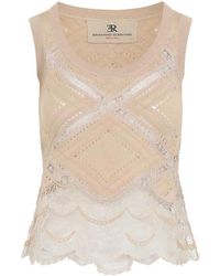 Ermanno Scervino - Sleeveless Knit Top - Lyst