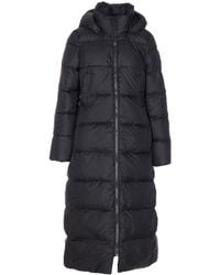 Canada Goose - Long Padded Quilted Jacket Removable Hood - Lyst