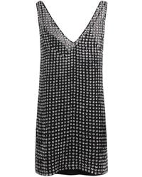 Max Mara - Short Organza Dress And Sequins - Lyst