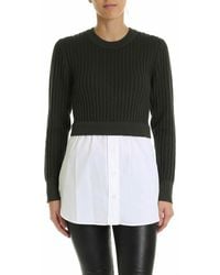 KENZO - Army Pullover With Shirt Detail - Lyst