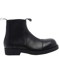MM6 by Maison Margiela - Chelsea Biker Boots - Lyst