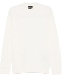 Emporio Armani - Wool Crewneck Jumper - Lyst