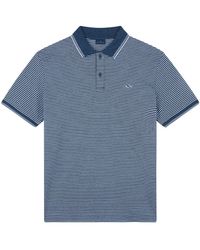 Paul & Shark - Pique 'Striped Cotton Pole - Lyst