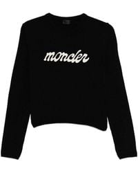Moncler - Wool Crew Neck Jumper - Lyst