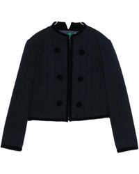 Emporio Armani - Wool Blazer Jacket - Lyst